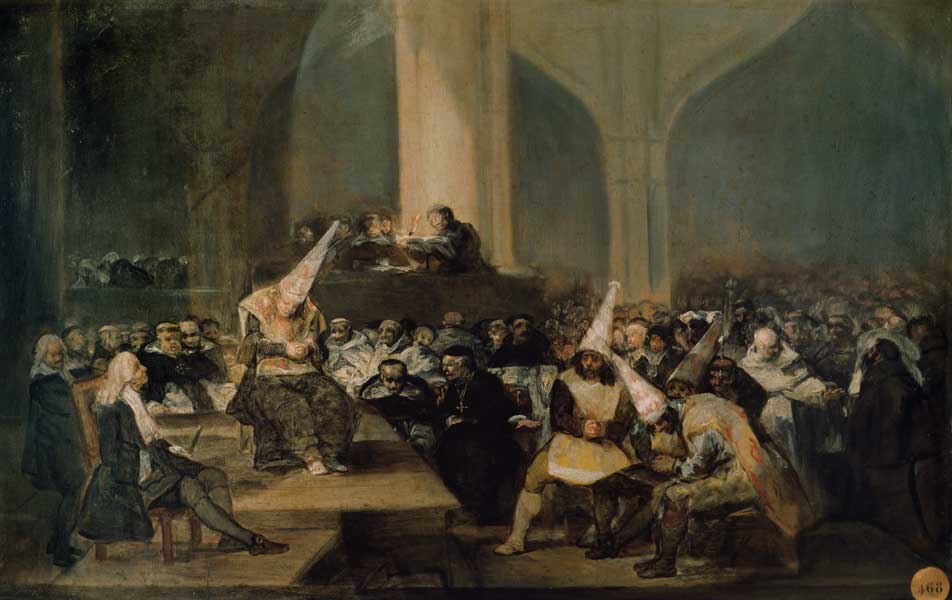 Sitzung des Inquisitionsgerichtes. von Francisco José de Goya