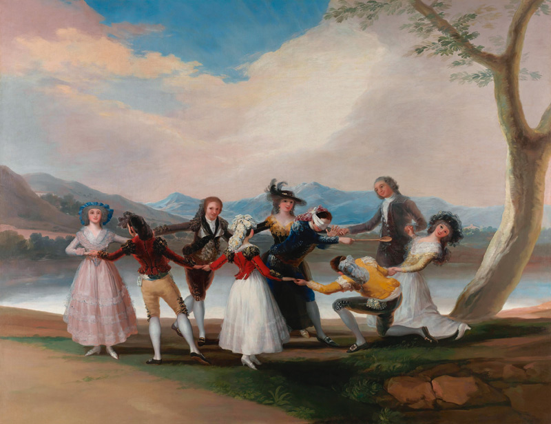 Das Blindekuhspiel von Francisco José de Goya