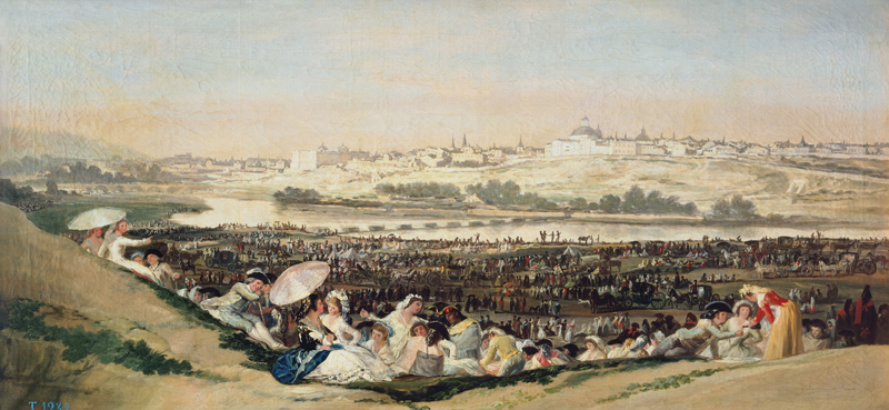 Volksfest am San-Isidro-Tag von Francisco José de Goya
