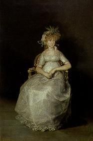 Bildnis der Comtesse Chinchon von Francisco José de Goya