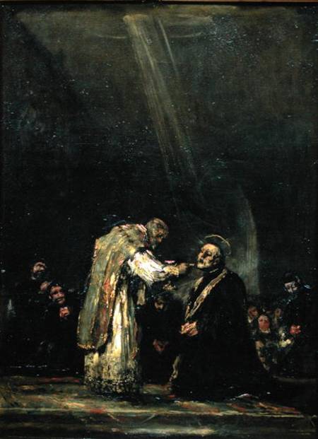 The Last Communion of St. Joseph Calasanz (1556-1648) von Francisco José de Goya