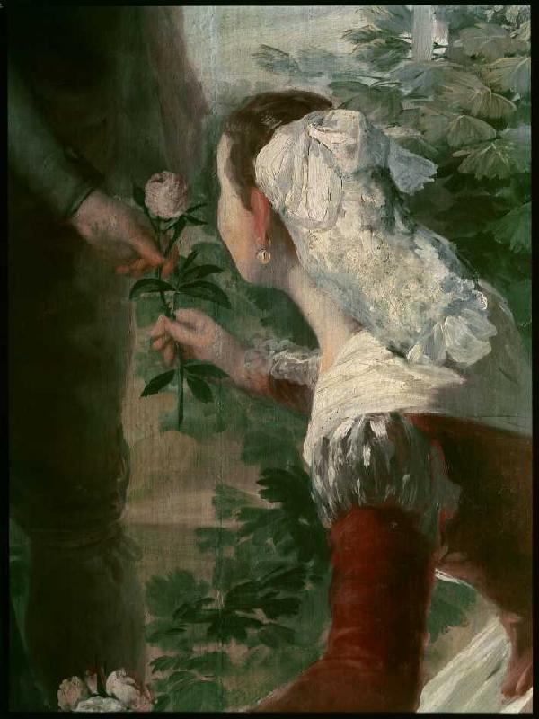 Der Frühling (Detail). von Francisco José de Goya