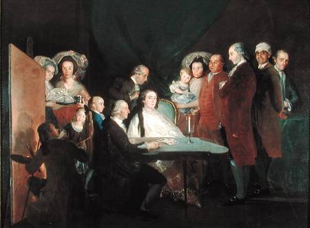 The Family of the Infante Don Luis de Borbon von Francisco José de Goya