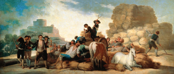 Der Sommer oder die Ernte von Francisco José de Goya