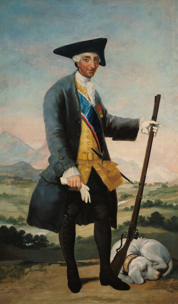 King Charles III as a Huntsman von Francisco José de Goya