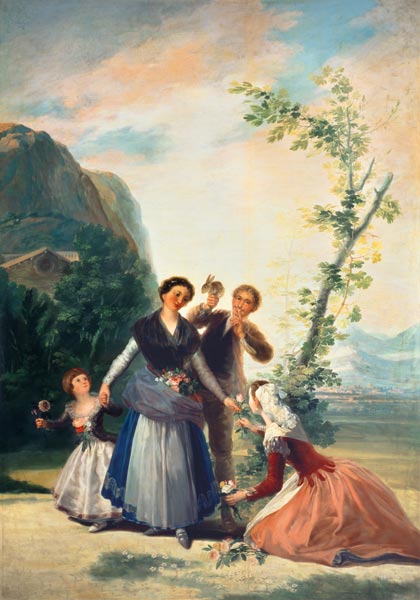 Der Frühling von Francisco José de Goya