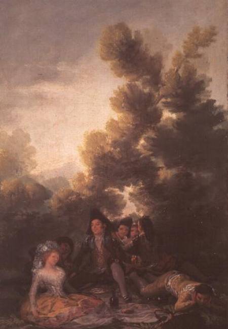 The Picnic von Francisco José de Goya