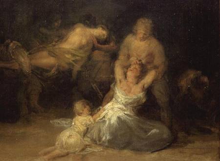 Szene aus dem spanischen Krieg. von Francisco José de Goya