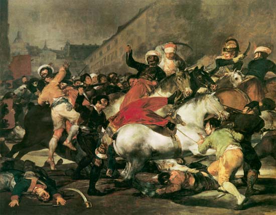 The Second of May, 1808. The Riot against the Mameluke Mercenaries von Francisco José de Goya