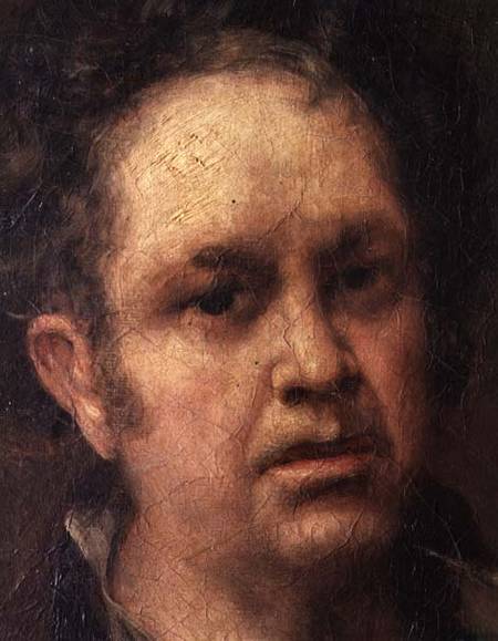 Self Portrait at the Age of 69 von Francisco José de Goya