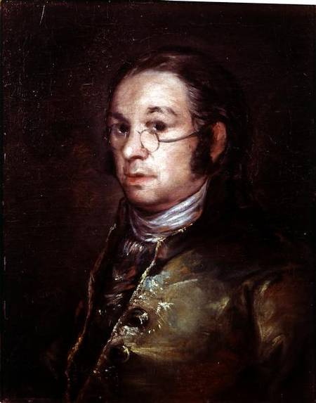 Self Portrait with Glasses von Francisco José de Goya