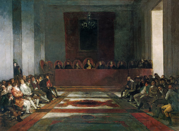 The Junta of the Philippines von Francisco José de Goya
