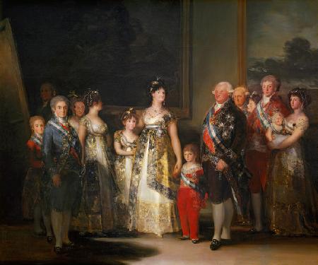 Charles IV (1748-1819) and his family 1800