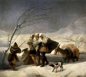 Der Winter (oder: Schneefall) 1786/87