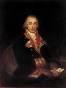 Don Jose Queralto als spanischer Armeearzt. 1802