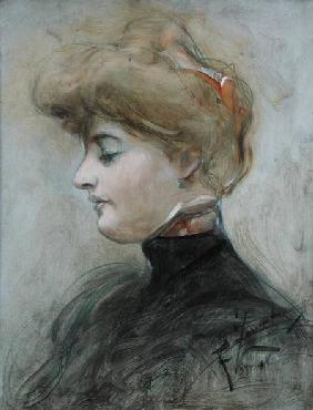 Head of a Blond Woman c.1895