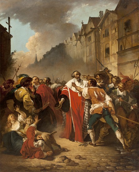 President Mole Manhandled by Insurgents, 1778/79 von Francois André Vincent
