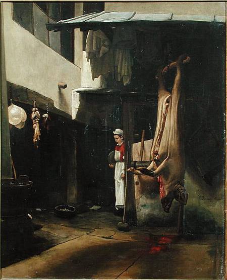 The Butcher von François Bonvin
