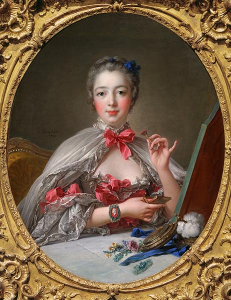 Portrait Marquise de Pompadour von François Boucher