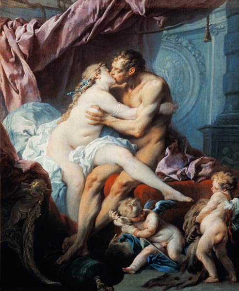 Herkules und Omphale von François Boucher