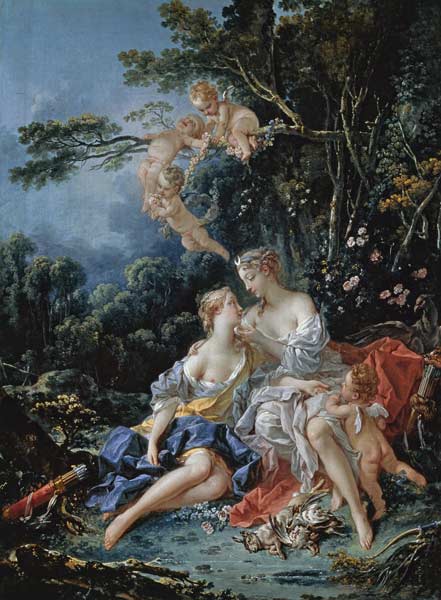 Jupiter und Callisto von François Boucher