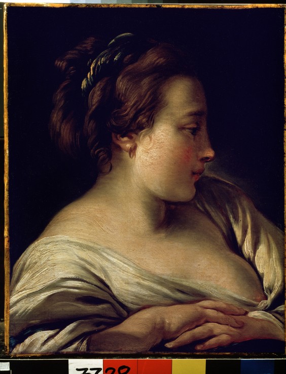 Kopf eines Mädchens von François Boucher