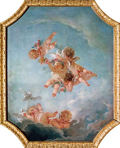 Spring, from a series of the Four Seasons in the Salle du Conseil von François Boucher