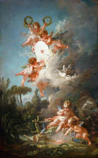 Cupid's Target, from 'Les Amours des Dieux' 1758