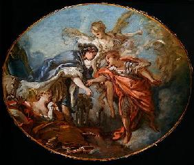 Allegory of the Peace of Aix-la-Chapelle, 1748 (oil on canvas) 1742