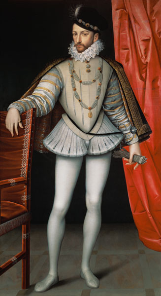 Portrait of Charles IX (1550-74) von François Clouet