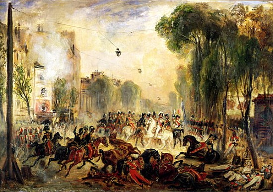 Assassination Attempt on King Louis-Philippe (1773-1850) Giuseppe Fieschi (1790-1836) Boulevard du T von Francois Gabriel Guillaume Lepaulle