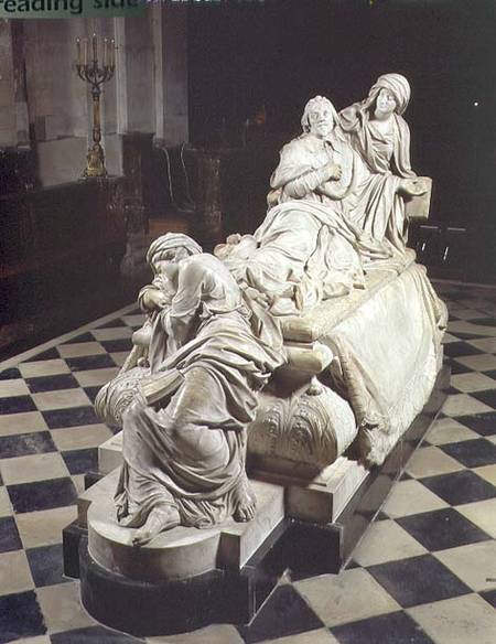 Funeral monument to Armand-Jean du Plessis, Cardinal Richelieu (1585-1642) depicting the cardinal ex von Francois Girardon