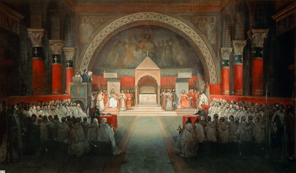 The Chapter of the Order of the Templars held at Paris, 22nd April 1147 von François Marius Granet