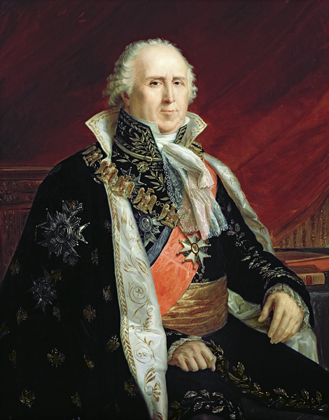 Charles-Francois Lebrun (1739-1824) Duke of Plaisance in the Costume of the Archtreasurer of the Emp von François Pascal Simon Gérard