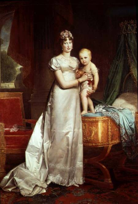 Marie Louise (1791-1847) and the King of Rome (1811-32) von François Pascal Simon Gérard