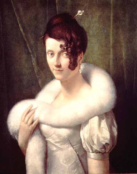 Portrait of a woman with a hair pin von François Pascal Simon Gérard