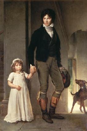 Jean-Baptiste Isabey mit seiner Tochter 1795