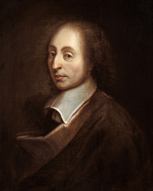 Blaise Pascal (1623-62) von Francois the Younger Quesnel