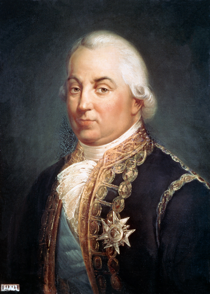 Pierre de Suffren-Saint-Tropez (1729-88) Vice Admiral of France von Francois Vincent Mathieu Latil