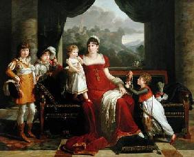 The Duchess of Feltre and her Children 1810