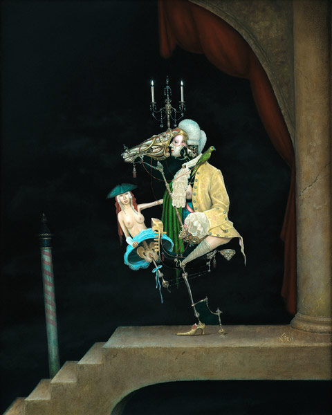 Venezianische Maskeraden von Frank Kortan