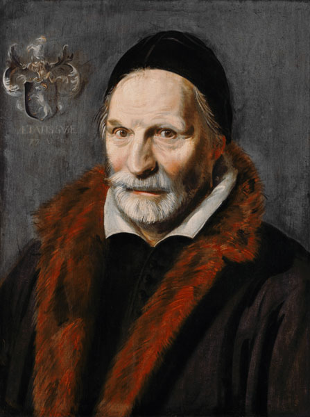 Bildnis des Jacobus Zaffius. von Frans Hals