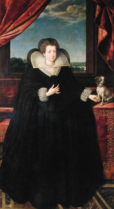 Isabella of Bourbon (1602-44) Queen of Spain von Frans II Pourbus