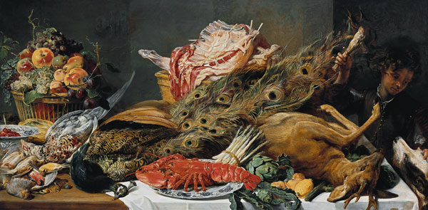 Stillleben mit Fleischkorb von Frans Snyders
