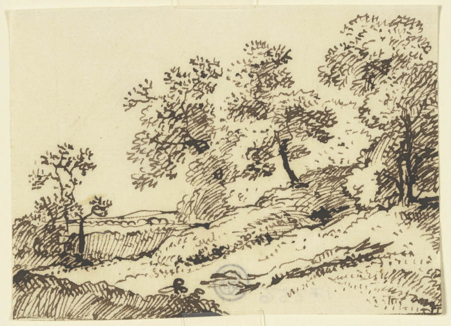 Hügel in einer Landschaft von Franz Innocenz Josef Kobell