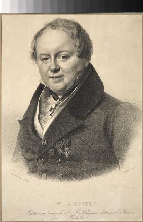 Porträt des kaiserlichen Leibarztes Nikolaus Martin Arendt (1785-1859) 1836