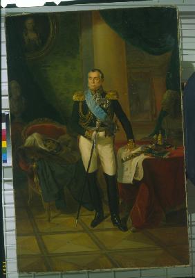 Porträt von Fürst Pjotr Michailowitsch Wolkonski (1776-1852) 1850