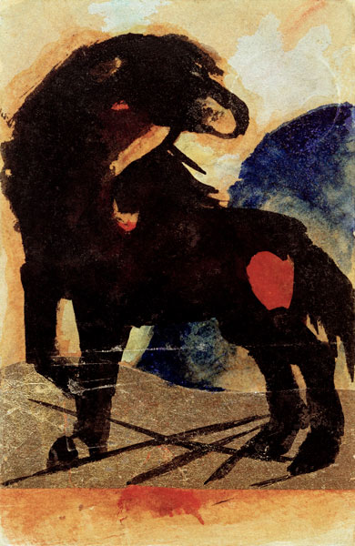 Schwarzes Pferdchen von Franz Marc