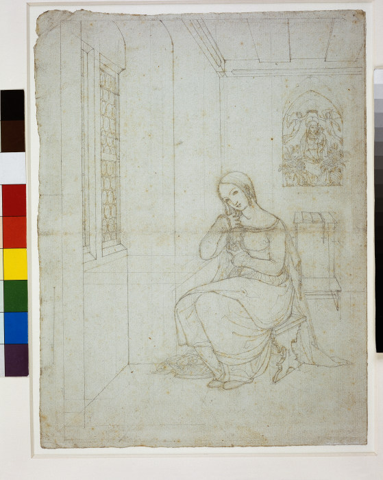 Maria im Gemach (II) von Franz Pforr