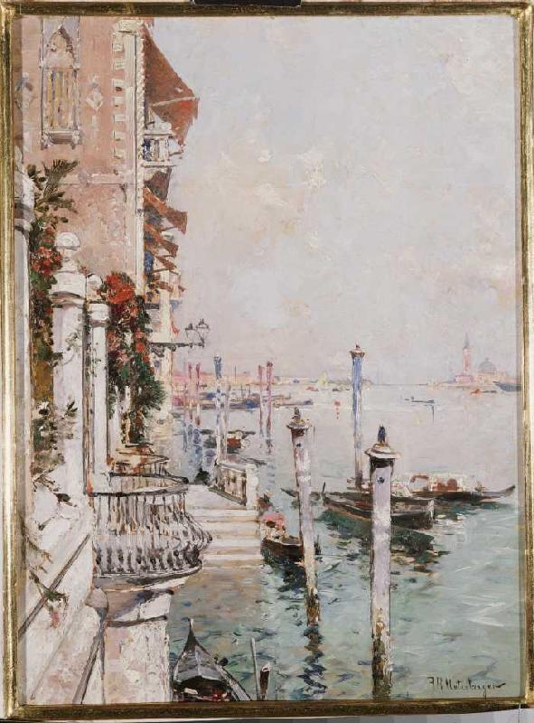 Der Canal Grande, Venedig. von Franz Richard Unterberger